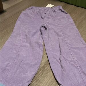 Purple Corduroy Pants